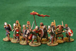 A small band of Anglo Saxon raiders