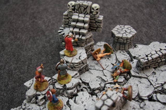 The warband wins and presses onward