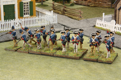 American Continental Infantry group 2 left side