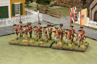 British Infantry Regiment group 1 left side