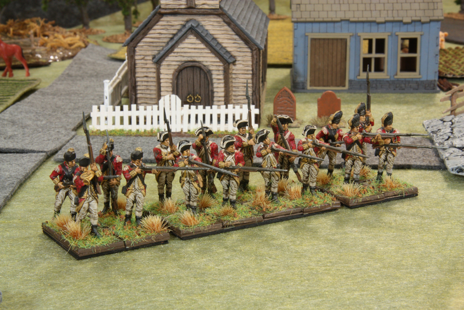 Dan Becker's 28mm American War for Independence Battle Miniatures