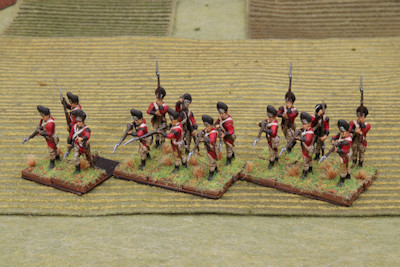 British grenadiers from the left side