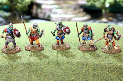 Orc Second Group Spears Front