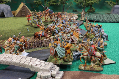 The Welsh and Picts battle