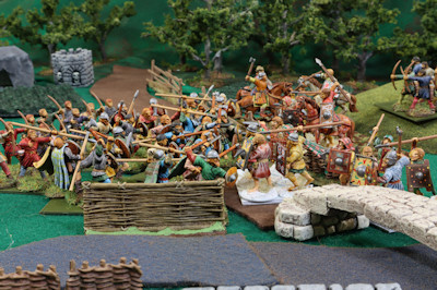 The Irish and Picts battle