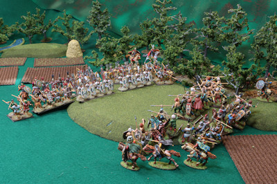 Gauls scramble for high ground