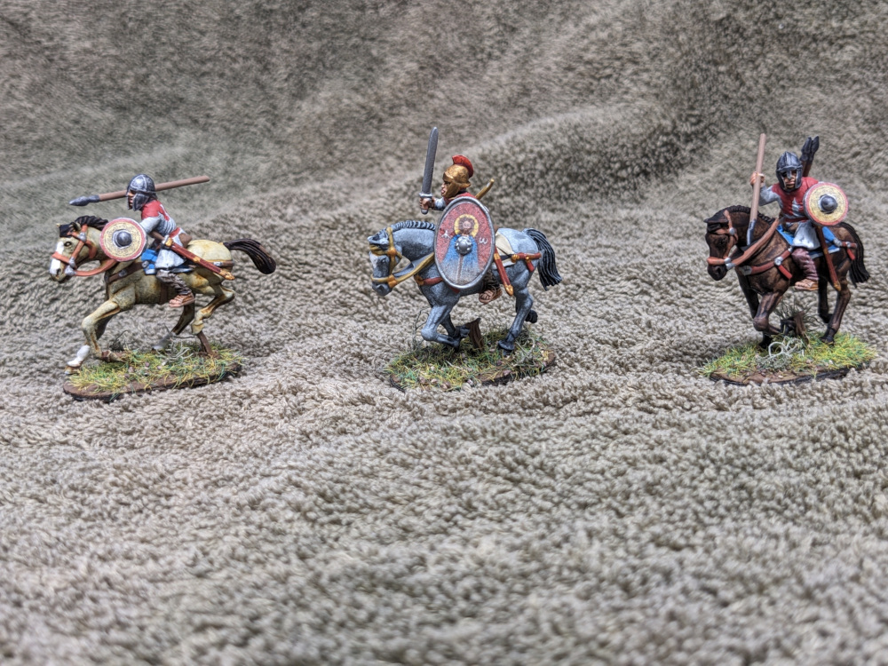 Late Roman Light Cavalry second spears and leader