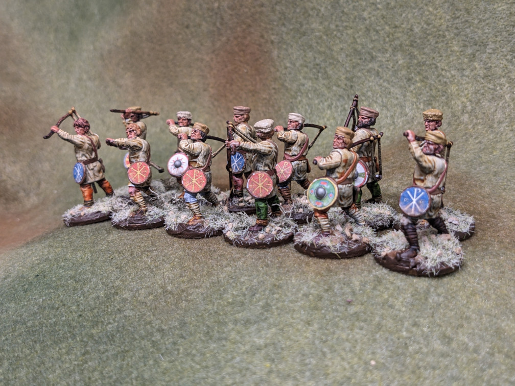 Byzantine Archers and Slinger shields