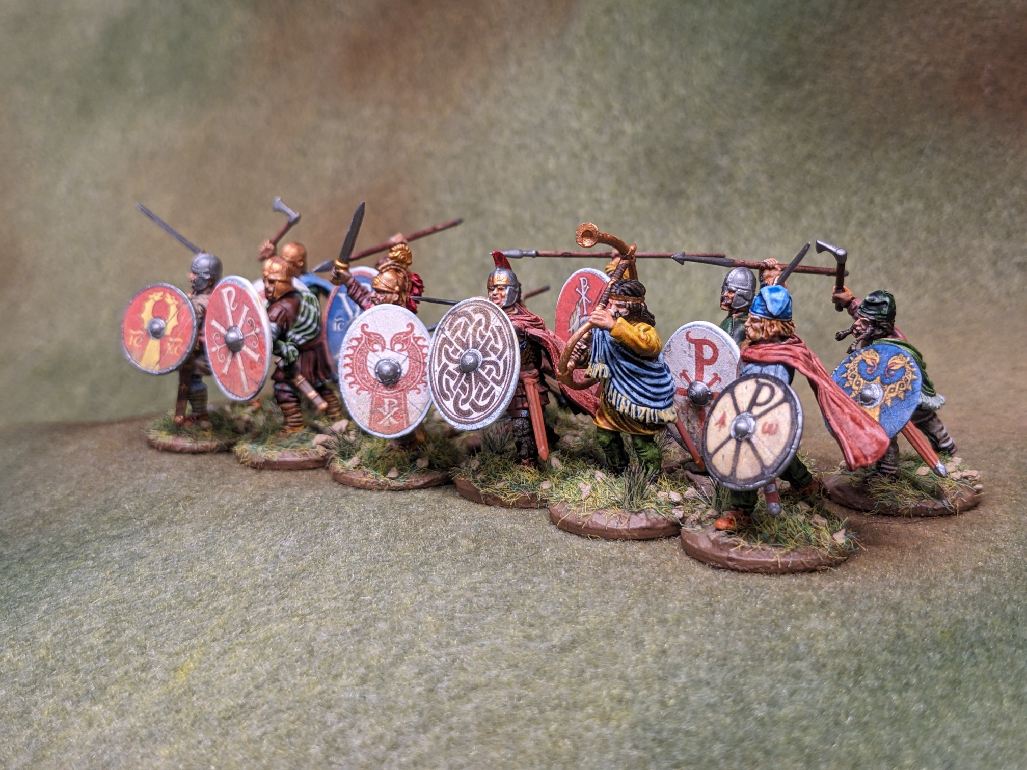 Arthurian Unarmored Infantry left side