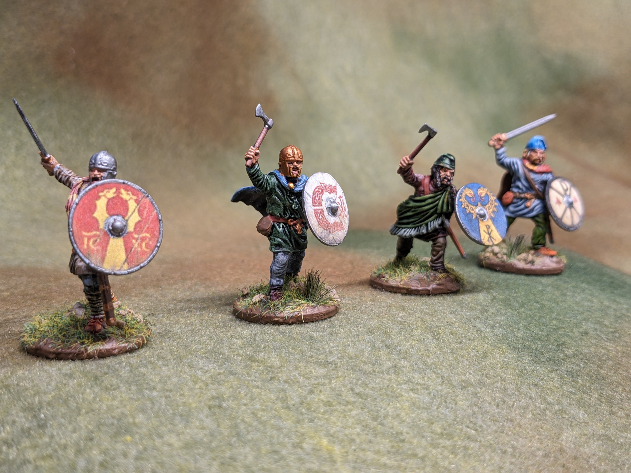 Arthurian Unarmored Infantry Command blades right side