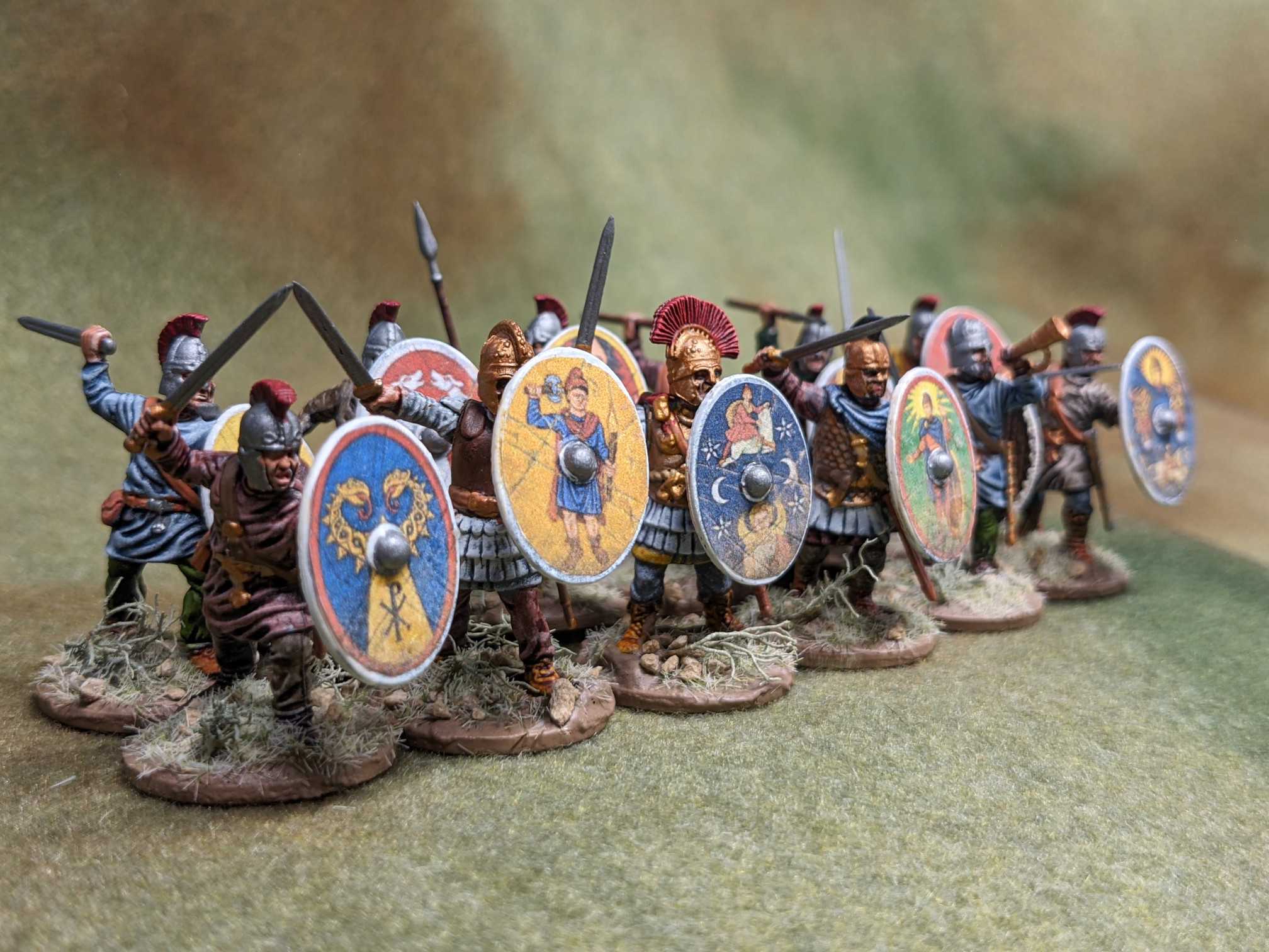 Byzantine Unarmored Infantry right side