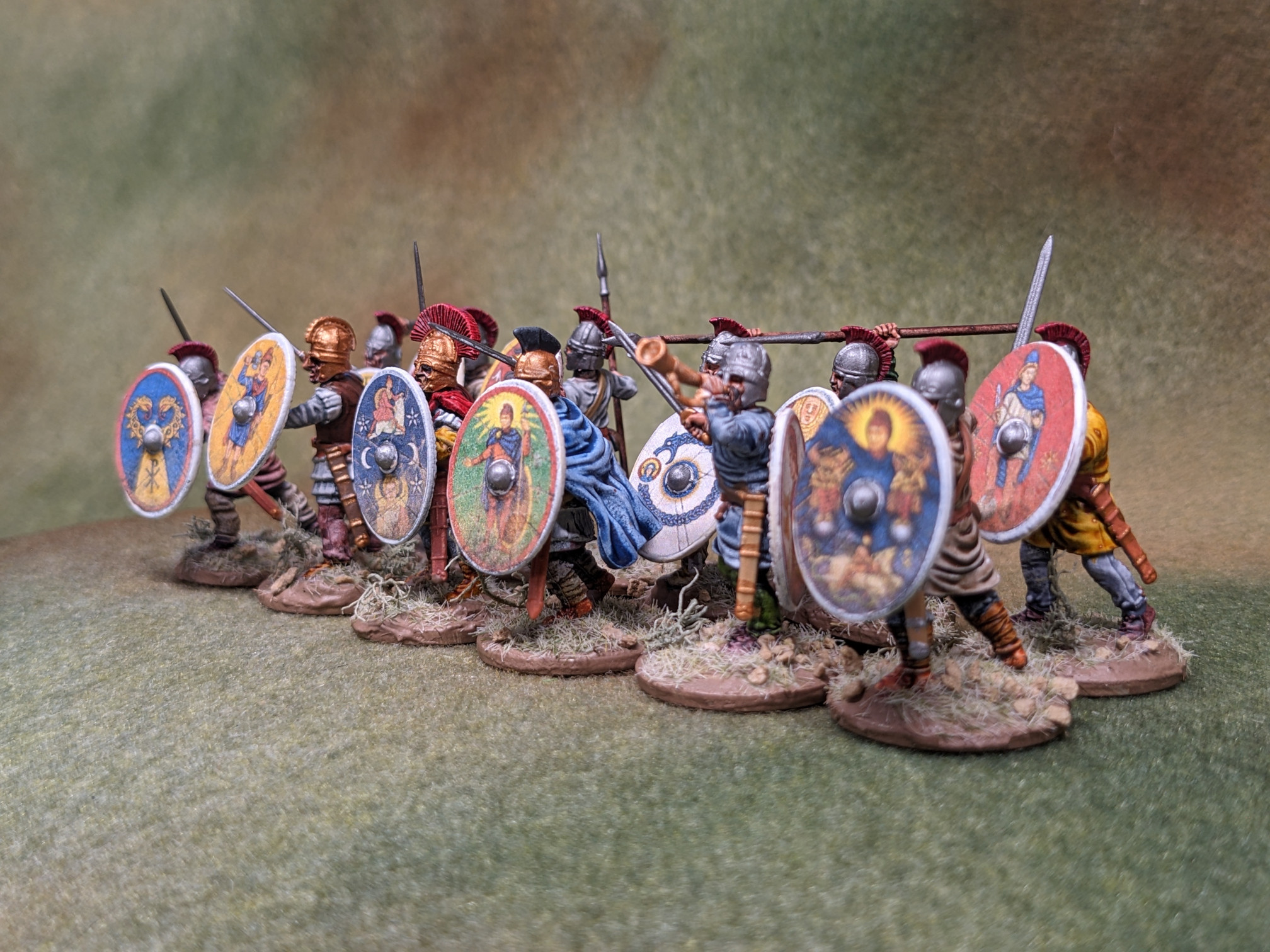 Byzantine Unarmored Infantry left side