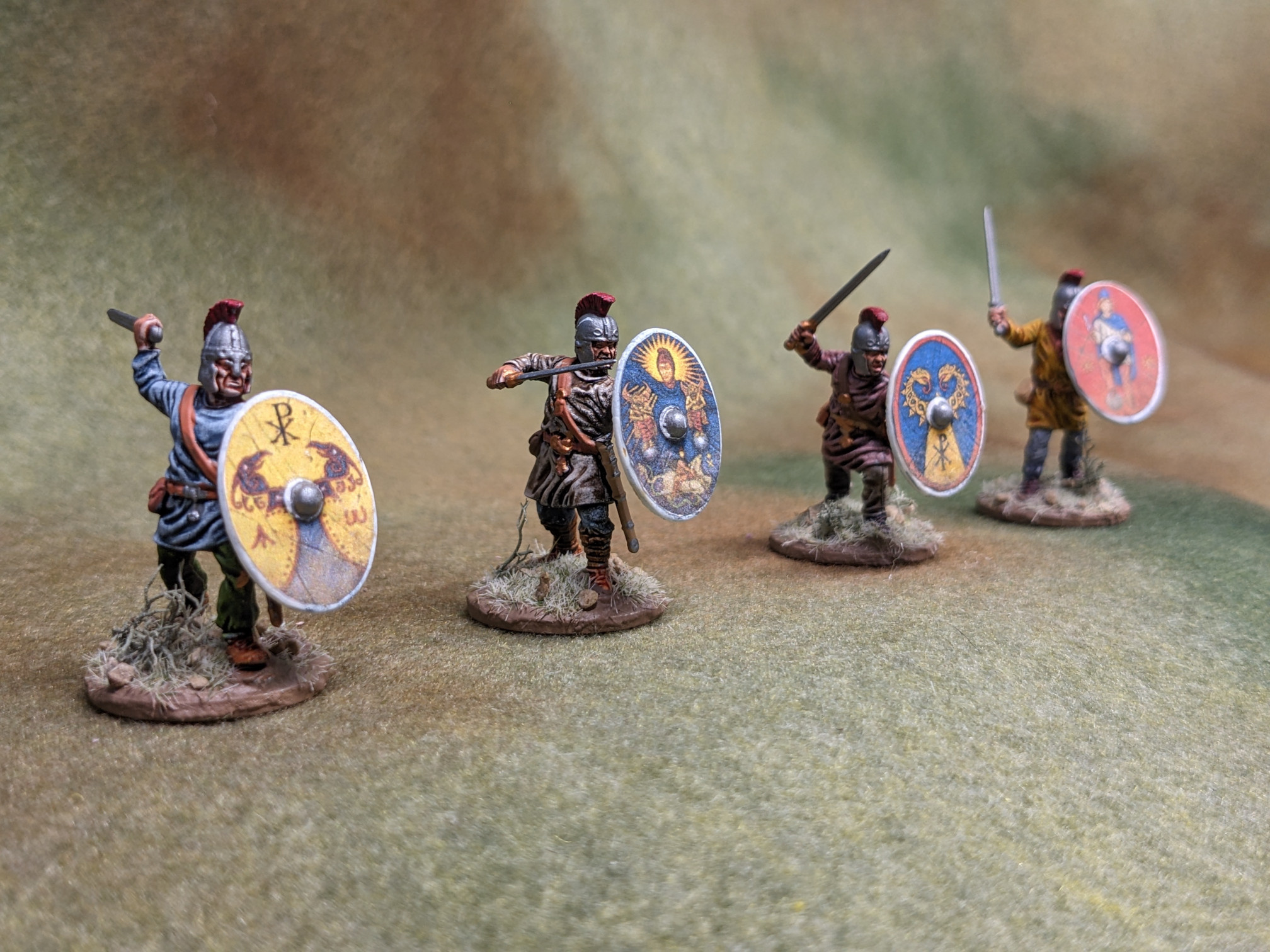 Byzantine Unarmored Infantry blades right