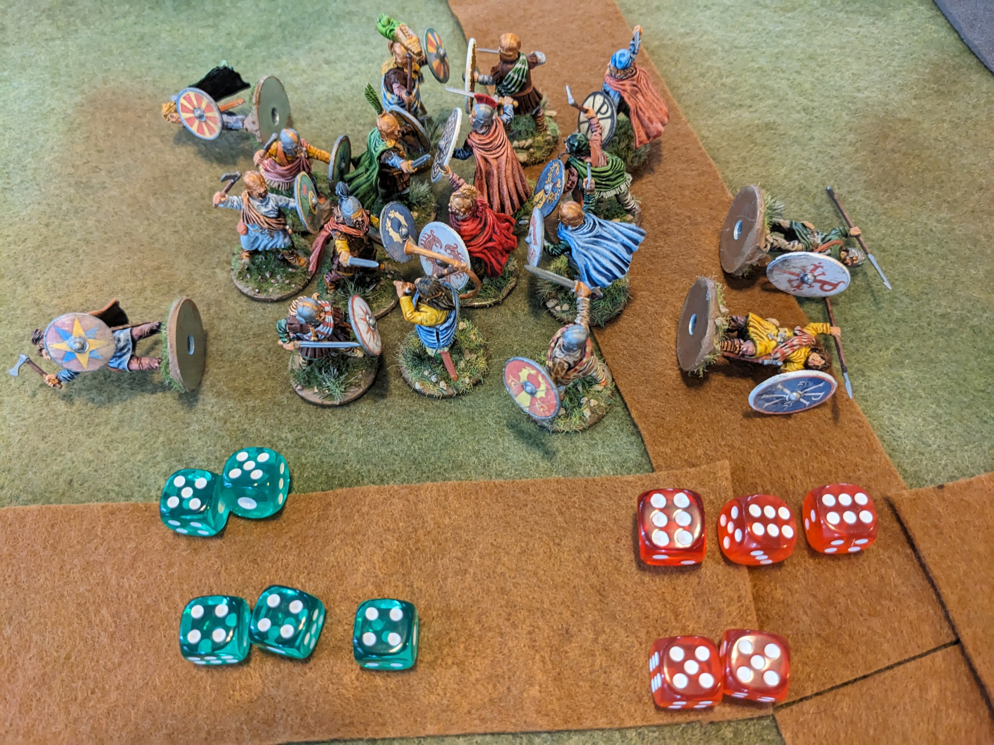 Arthurians versus Goths second unarmored battle