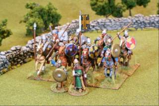 Saxon horsemen on the gallop