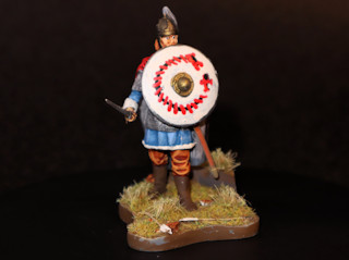 King Arthur figure seen from the front