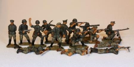 German Army Men painted