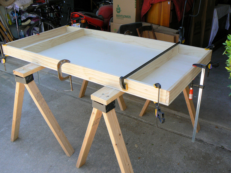 building a model train table